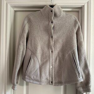 Lululemon Dove Grey Boucle Wool Jacket